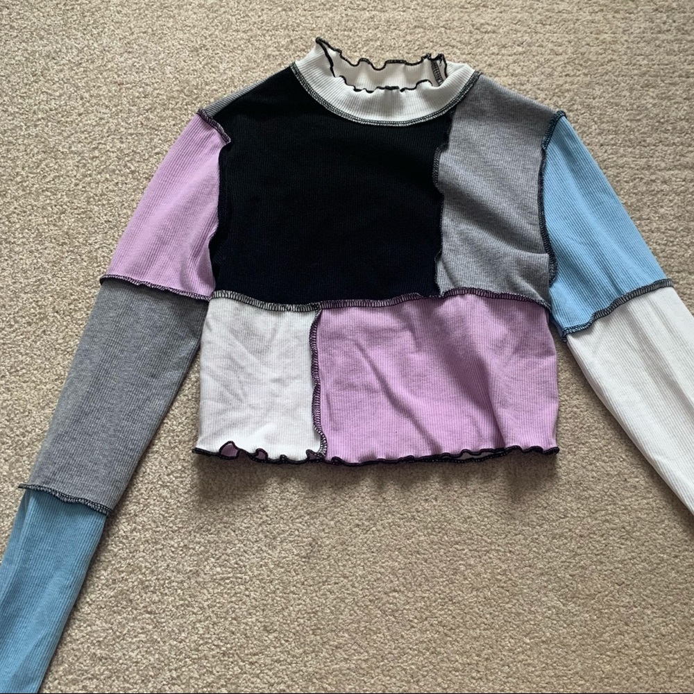 Shein cropped long sleeve